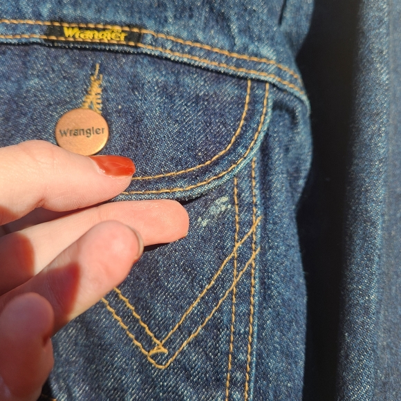 Vintage 1980s Wrangler Denim Jacket - Picture 3 of 4
